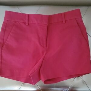 LOFT High Waist Pink Shorts